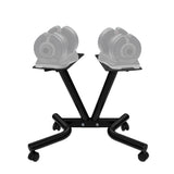 ATIVAFIT Rolling Dumbbell Stand for Pair of Adjustable 25kg or 32.5kg Dumbbells V219-FTNSTDPRFAA3X