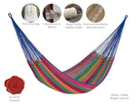 Outdoor undercover cotton Mayan Legacy hammock King size Mexicana V97-TKMEXICANA