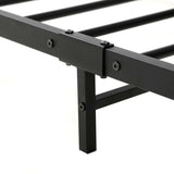 Artiss Bed Frame King Size Metal Frame DANE MBED-C-DANE-K-BK-AB