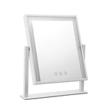 Embellir Makeup Mirror 30x40cm Hollywood Vanity with LED Light Rotation White MM-STAND-3040LED-WH