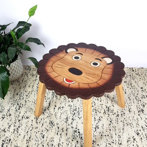 Kids Wooden Table Lion V574-PLANETTABLELION