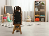 Children's Chair Stool Wooden Lion Theme V277-LIONSTOOL