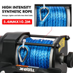 X-BULL 12V Electric Winch 3000LB ATV Winch Boat Trailer Winch Synthetic Rope V211-AUEB-AXEW002B