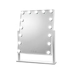 Embellir Makeup Mirror 40x50cm Hollywood Vanity with LED Light Rotation Tabletop MM-STAND-4050-WH