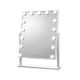 Embellir Makeup Mirror 40x50cm Hollywood Vanity with LED Light Rotation Tabletop MM-STAND-4050-WH