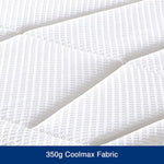 Queen Mattress in Coolmax Memory Foam 6 Zone Pocket Coil Soft Firmness V43-MAT-FUL-Q