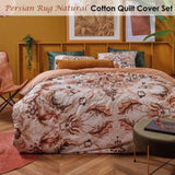 Bedding House Persian Rug Natural Cotton Quilt Cover Set King V442-HIN-QUILTCS-PERSIANRUG-NATURAL-KI