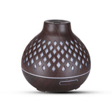 Essential Oil Aroma Diffuser and Remote - 400ml Hollowed Wood Mist Humidifier V238-SUPDZ-32977510006864