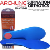 Archline Supination Orthotic Insoles - Full Length Plantar Fasciitis High Arch - Euro 36 V563-ARO300-36