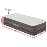 Bestway Air Mattress Single Inflatable Bed 46cm Airbed Grey BW-BED-S-46-69048