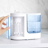 Water Jet Dental Flosser 1000ml White - Electric Oral Pressure Irrigator V238-SUPDZ-39913589735504