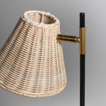 Yvette Rattan Floor Lamp V558-LL-27-0190