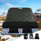 Weisshorn Sleeping Bag Double Pillow Thermal Camping Hiking Tent Grey -10&deg;C SB-ENV-Q-GR