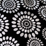 Small Designed Square Cushion Cover 30 x 30 cm Diana V442-IDC-CUSHIONC-DIANA-BLACK-SQ