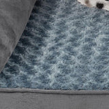 PaWz Pet Bed Sofa Dog Beds Bedding Soft M Grey Medium PT1027-M-GY