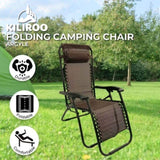 KILIROO Folding Reclining Camping Chair With Breathable Mesh KR-FC-106-QL V227-5227715019100