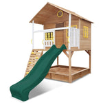 Lifespan Kids Warrigal Cubby House - Green Slide V420-LKCH-WAR-GRN