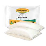 Woolcomfort Aus Made Natural Health Wool Pillow Twin Pack V535-WOOL-PILLOW-X2