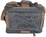 YES4PETS Large Fordable Pet Dog Puppy Soft Crate With Curtain-Brown V278-SC7052-L_BROWN