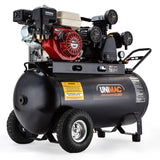 UNIMAC 8HP Air Compressor 115PSI 120L Petrol Powered Industrial Air Conditioning V219-UMACTL04A