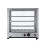 Devanti Commercial Food Warmer Hot Display Showcase Cabinet 54cm CFW-480M-SI