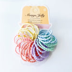 MANGO JELLY Kids Hair Ties - Bubbly Candy - Six Pack V659-HT-3CM-30P-BUBBLY-CANDY-6-L