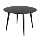 Marble Mania Round Table V264-DNT-405-BLK