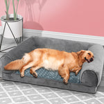 PaWz Pet Bed Sofa Dog Bedding Soft Warm XXL Grey XX-Large PT1027-XXL-GY