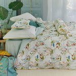 PIP Studio Singerie White Cotton Quilt Cover Set Super King V442-HIN-QUILTCS-SINGERIE-WHITE-SK