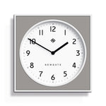 Newgate Burger & Chips Wall Clock Posh Grey V398-NGBURG261WPGY