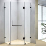 900 x 900mm Frameless 10mm Glass Shower Screen By Della Francesca V63-822161