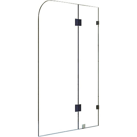 900 x 1450mm Frameless Bath Panel 10mm Glass Shower Screen By Della Francesca V63-822331