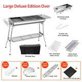 BBQ Grill Barbecue Set Charcoal Kabob Stove Portable Foldable Camping Picnic V255-BBQ-CA12