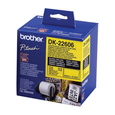 BROTHER DK22606 Yellow Roll V177-D-BDK22606