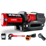 X-BULL Electric Winch 12V 5000LBS Synthetic Rope Wireless remote ATV UTV Boat Trailer V211-AUEB-AXEW004S