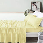 Vintage Design Homewares 100% Linen Butter Sheet Set Super King V442-HIN-SHEETS-LINEN-BUTTER-SK