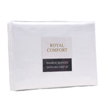 Royal Comfort Blended Bamboo Sheet Set White - Queen ABM-201996