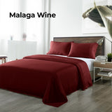 Royal Comfort Blended Bamboo Sheet Set Malaga Wine - King ABM-10002291