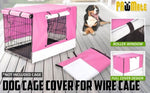 Cage Cover Enclosure for Wire Dog Cage Crate 48in PINK V274-PET-CV48-PK