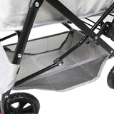 PaWz Pet Stroller Pram Dog Carrier Trailer Grey ST1006-GY