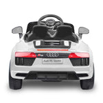 R8 Spyder Audi Licensed Kids Electric Ride On Car Remote Control White CAR-SPD-WH