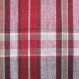 Cotton Plaid Checks Round Table Cloth 180cm Diameter Red V442-BZO-TABLEC-PLAIDCHECKS180-RED-RD