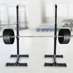 Pair of Adjustable Squat Rack Sturdy Steel Barbell Bench Press Stands GYM/HOME V63-825881