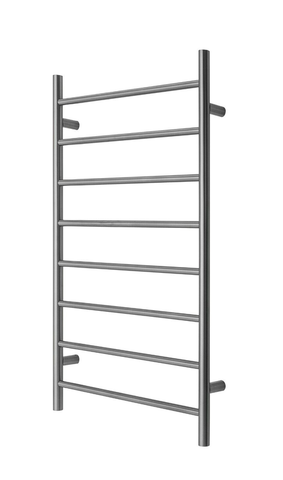 Premium Gunmetal Towel Rack - 8 Bars, round Design, AU Standard, 1000x620mm Wide V549-10062ROUNDGUN