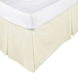ASSUN Box Pleated Valance Ecru SINGLE V442-ASU-VALANCE-PLEATED-ECRU-SB