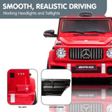 Mercedes Benz AMG G63 Licensed Kids Ride On Car Remote Control - Red CAR-G63-RD