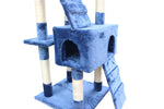 YES4PETS 170cm Cat Scratching Post Tree Post House Tower with Ladder Furniture Blue V278-CT170-BLUE