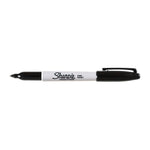 SHARPIE Permanent Marker Fine Point Black Pack 2 Box of 6 V177-D-SH30162PP