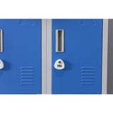 12-Door Locker for Office Gym Shed School Home Storage - 3-Digit Combination Lock V63-838991