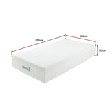 Palermo King Single Mattress 30cm Memory Foam Green Tea Infused CertiPUR Approved V63-826491